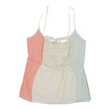 Vintage multicoloured Y2K Ti Per Te Cami Top - womens medium