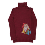 Vintage burgundy Unbranded Rollneck - womens small