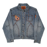 Vintage blue Y2K Street & Rider Denim Jacket - womens xx-large