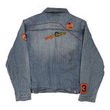 Vintage blue Y2K Street & Rider Denim Jacket - womens xx-large