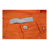 Versace Jeans Couture Trousers - 28W UK 8 Orange Nylon Blend