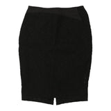 Vintage black Edith Heim Mini Skirt - womens medium
