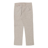 Vintage beige Jeans Fashion Trousers - womens 31" waist