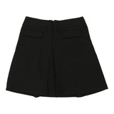 Vintage black Lawrence Burns Mini Skirt - womens 32" waist