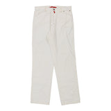 Vintage white Angelo Nardelli Trousers - womens 32" waist