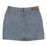 Vintage blue Subdued Denim Skirt - womens 27" waist