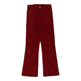 Vintage red Green Cove Cord Trousers - womens 26" waist