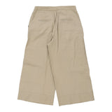 Vintage beige 3/4 Length Benetton Trousers - womens 30" waist