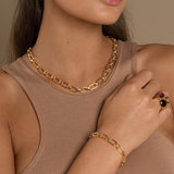 Daphne Gold Chain Bracelet