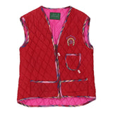 1980s Best Company Gilet - Large Red Polyester