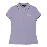 Les Copains Polo Shirt - Small Purple Cotton
