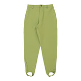 Brugi Trousers - 32W UK 14 Green Cotton