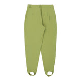 Brugi Trousers - 32W UK 14 Green Cotton