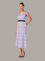 ACACIA | Panelled Jacquard Jersey Dress