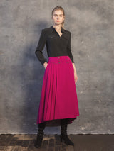 MINARET | Pleated Midi Skirt