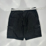 Wrangler Cargo Shorts - 35W 10L Black Cotton