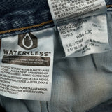 501 Levis Jeans - 36W 30L Blue Cotton