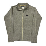 Patagonia Fleece Jacket - Large Gray Polyester
