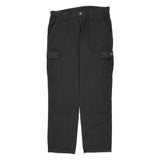Wrangler Cargo Pants - 36W 34L Black Cotton