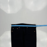 501 Levis Jeans - 34W 27L Black Cotton