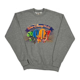 Walt Disney World 2001 Disney Cartoon Sweatshirt - Medium Grey Cotton Blend