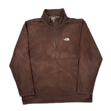 The North Face Fleece - 2XL Brown Polyester