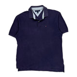 Tommy Hilfiger Polo Shirt - XL Navy Cotton