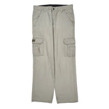 Wrangler Cargo Trousers - 34W 32L Beige Cotton