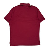 Polo By Ralph Lauren Polo Shirt - Large Burgundy Cotton