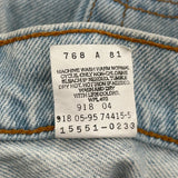 Levis 551 Jeans - 30W US 8 Light Wash Cotton