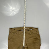 Carhartt Carpenter Trousers - 34W UK 14 Brown Cotton