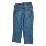 Carhartt Carpenter Jeans - 34W 30L Blue Cotton