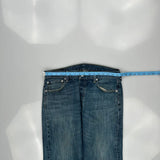 501 Levis Jeans - 33W 31L Blue Denim