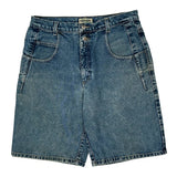 Guess Denim Shorts - 34W 9L Blue Cotton