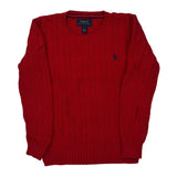 Age 5 Polo By Ralph Lauren Jumper - Small Red Cotton