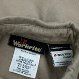 Workrite Shirt - Large Khaki Cotton