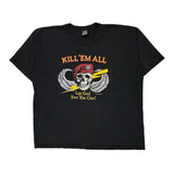 Kill Em All Rothco Graphic T-Shirt - 2XL Black Cotton Blend