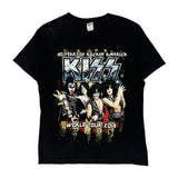 2014 Tour Kiss Alstyle Band T-Shirt - Large Black Cotton