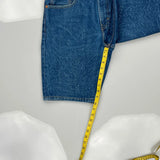 502 Levis Denim Shorts - 34W 10L Blue Cotton