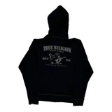 World Tour True Religion Graphic Hoodie - XL Black Cotton
