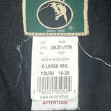 Age 13-14 Berne Camo Bomber Jacket - XL Khaki Polyester