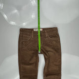 518 Levis Bell Bottoms Pants - 30W US 4 Brown Corduroy