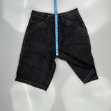 Bx Graphic Denim Shorts - 36W 12L Black Denim