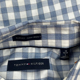 Tommy Hilfiger Checked Shirt - Large Blue Cotton