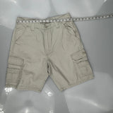 Wrangler Cargo Shorts - 34W 10L Beige Cotton