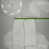 Dickies Carpenter Pants - 32W 31L White Cotton