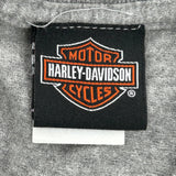 A.D. Farrow Co. Harley Davidson Graphic T-Shirt - Medium Grey Polyester Blend
