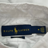 Ralph Lauren Shirt - Medium White Cotton
