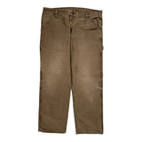 Unbranded Carpenter Trousers - 38W 30L Brown Cotton