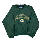 Packers Logo 7 Football Windbreaker - XL Green Polyester